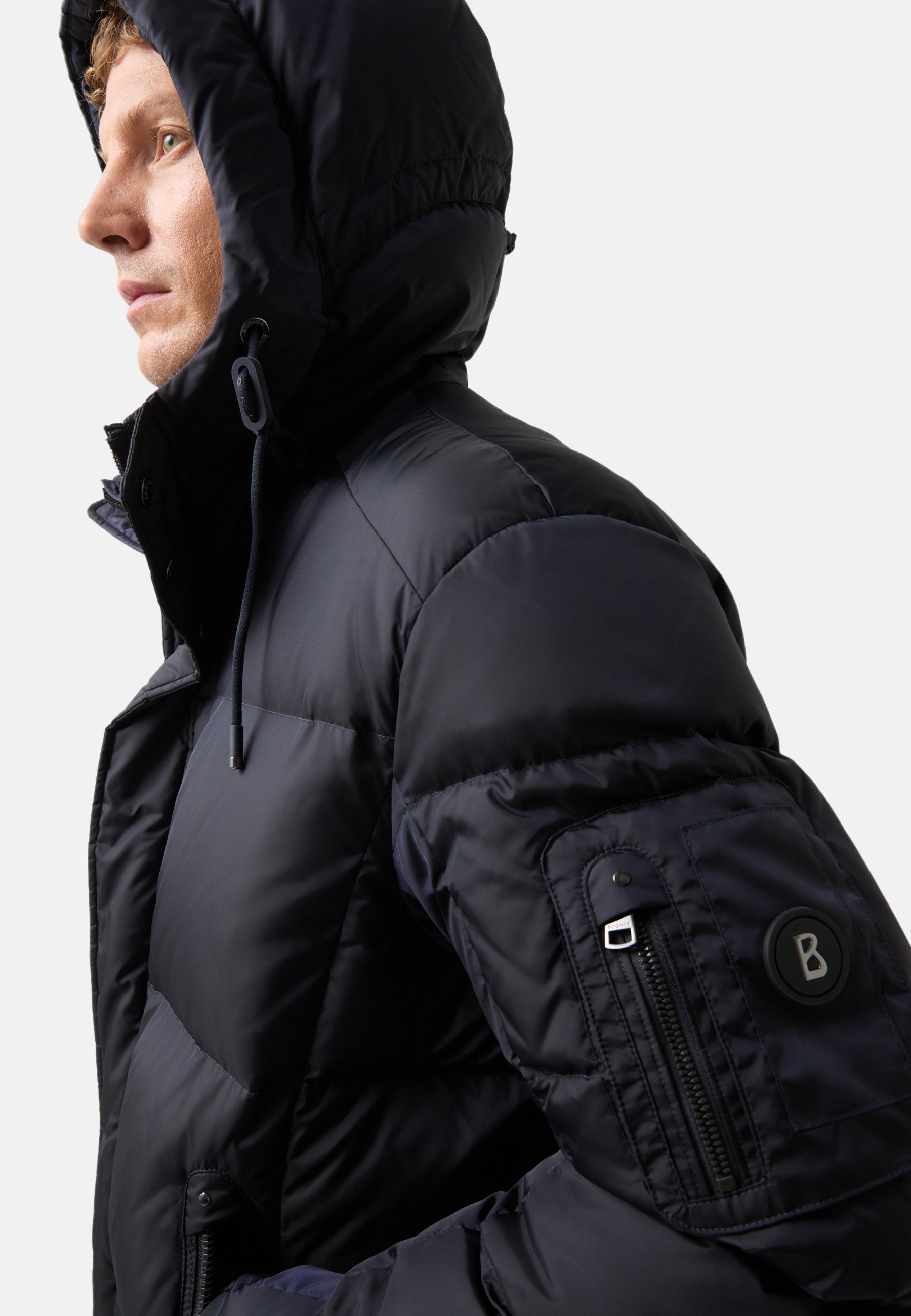 Bogner ERICO - Płaszcz puchowy/niebieski - Zalando.pl