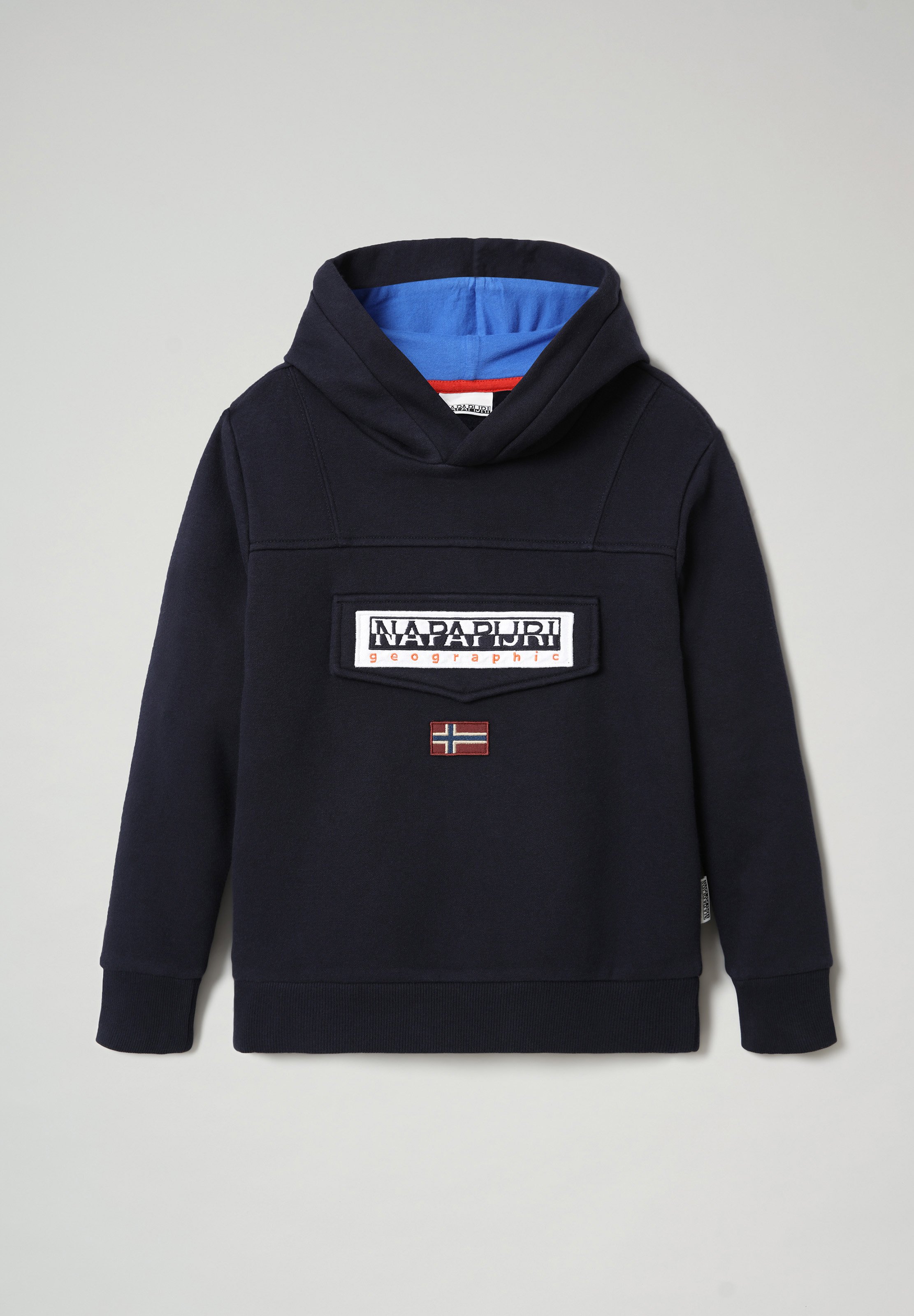 Napapijri BURGEE Hoodie blu marinedonkerblauw Zalando.nl Napapijri fleece trui rits capuchon donkerblauw