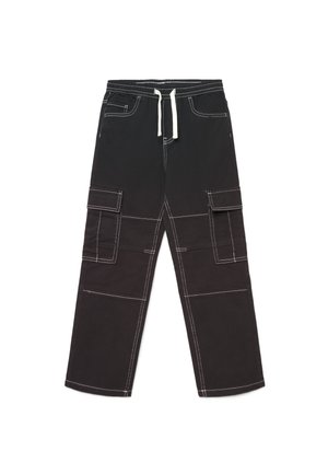 Terranova, PANTALONE LUNGO TINTA UNITA - Pantaloni cargo - nero