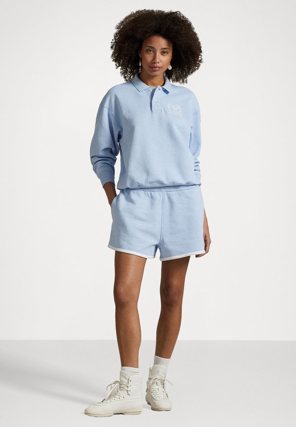 WIMBLEDON FLEECE LONG SLEEVE POLO SHIRT - Long sleeved top4