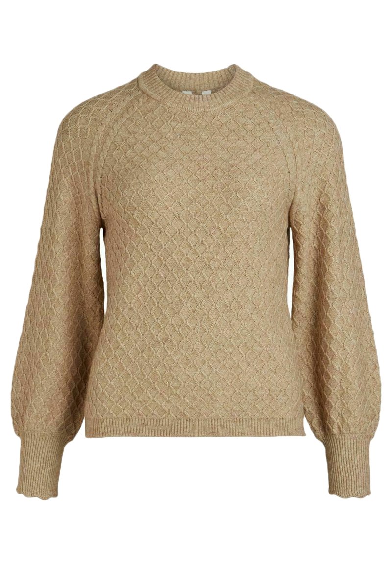 Damen Strickjacken | Object Strickpullover cornstalk/beige - DR77488 Damen Strickjacken | Object Strickpullover cornstalk/beige - DR77488
