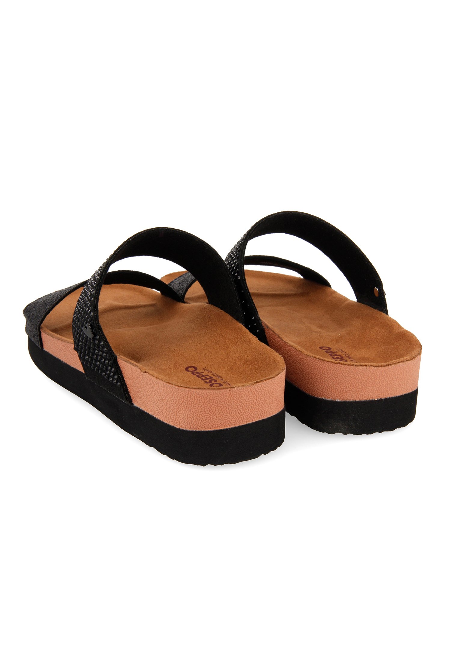 Gioseppo Sandalias de cuña - black/negro - Zalando.es