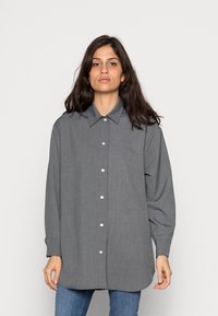 Samsøe Samsøe SALMA - Blusa com botões - dark grey mel