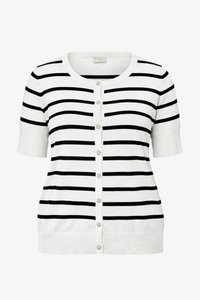 Selected, chalk/black stripe