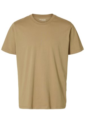 Selected, SLMASPEN ONECK TEE - Lihtne T-särk - kelp