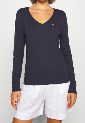 Long sleeved top - dark blue