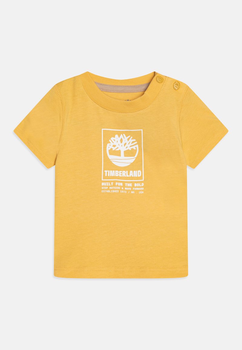 Timberland T-shirt print okergeel