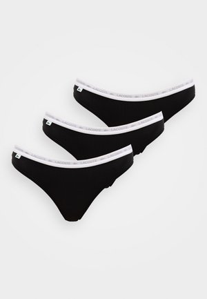 THONG 3 PACK - String - black