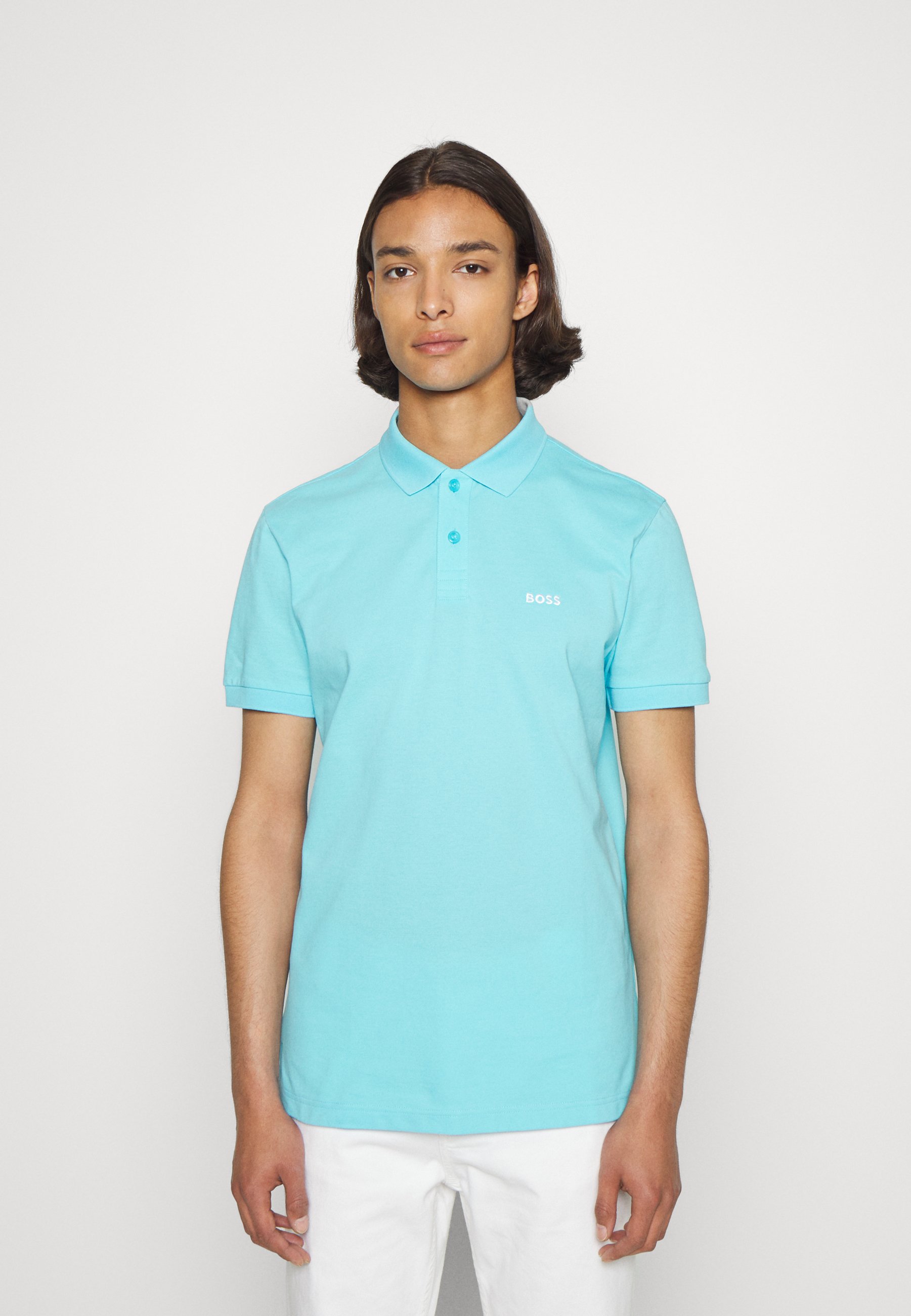 BOSS PIRO - Poloshirt - light/pastel blue/lichtblauw - Zalando.nl
