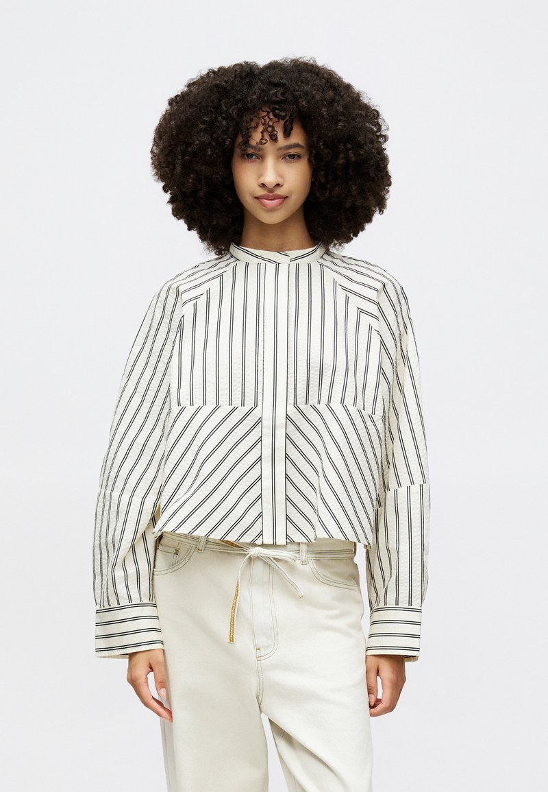 DAY Birger et Mikkelsen SPRINGER DELICATE STRIPES - Bluse - pistachio