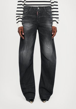 TWISTED - Relaxed fit jeans - black