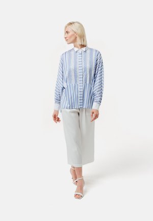 BIANCARE - Button-down blouse - gestreift