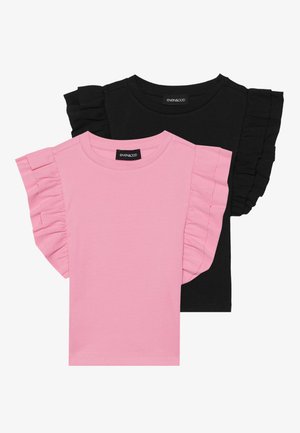 2 PACK - T-paita - rosebloom/black