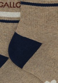 Gallo UNISEX SHORT WITH STRIPES - Calze - biscotto
