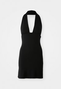 HALTER MINI DRESS - Kokteilinė suknelė / vakarėlių suknelė - black