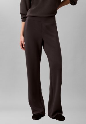 Calvin Klein, SMOOTH KNIT SWEATPANTS - Долнище на анцуг - black oyster