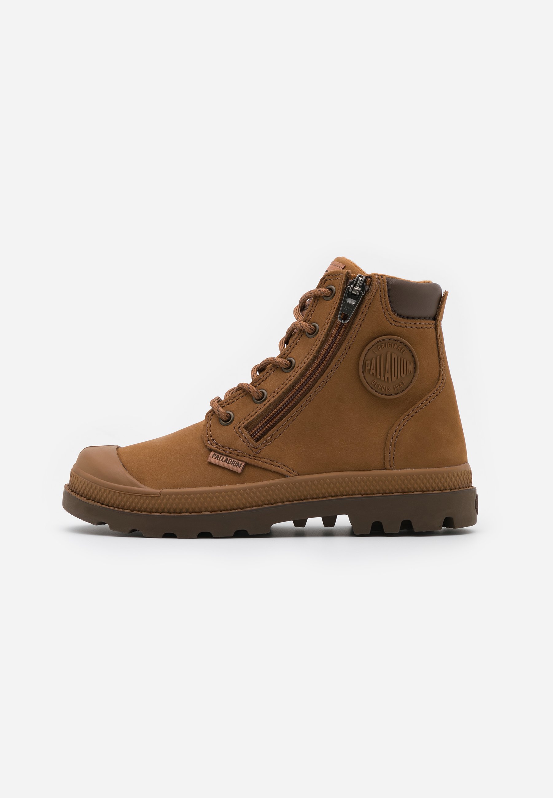 Palladium PAMPA HI CUFF WP - Bottines à lacets - mahogany/camel - ZALANDO.BE