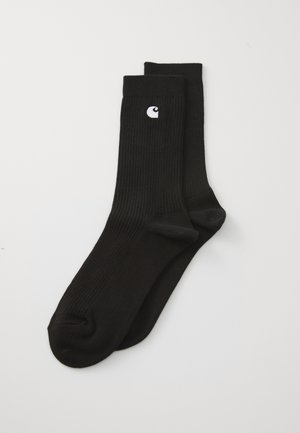 MADISON SOCKS UNISEX 2 PACK  - Socken - black/white
