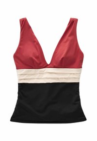 Next TALL - REGULAR FIT - Bikiniöverdel - red ecru black