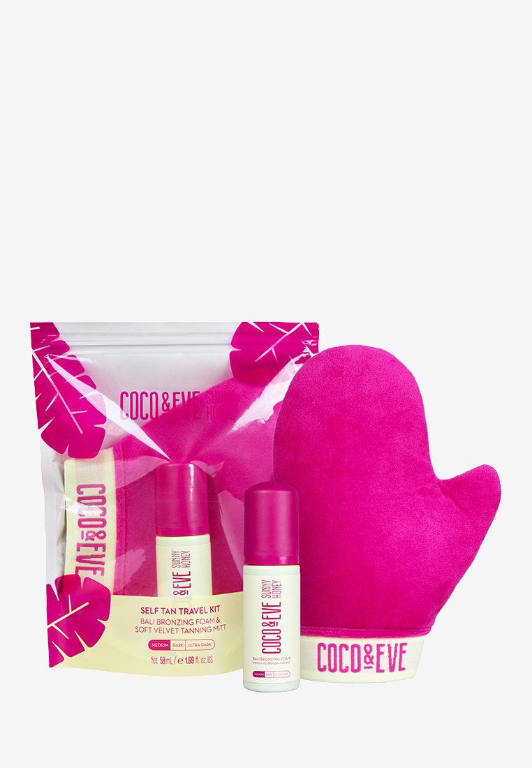 Coco & Eve SELF TAN TRAVEL KIT Bad & bodyset medium/niet
