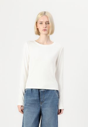CROP CREW - Top dugih rukava - new off white