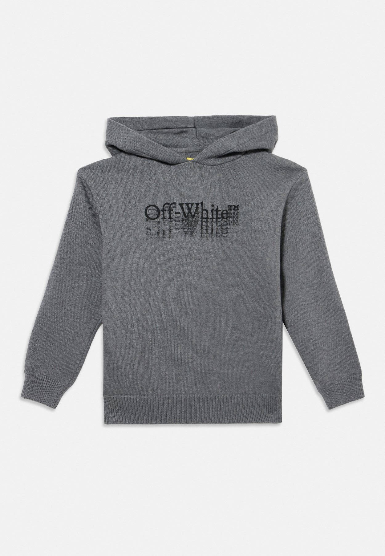 Off-White BIG BOOKISH STAMP HOODIE UNISEX - Hoodie - grey melange