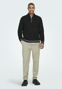 Only & Sons STEHKRAGEN REGULAR FIT LANGARM - Jumper - schwarz