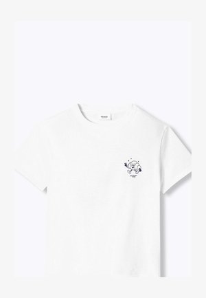 Promod, T-SHIRT MADE IN FRANCE - T-shirt imprimé - ecru