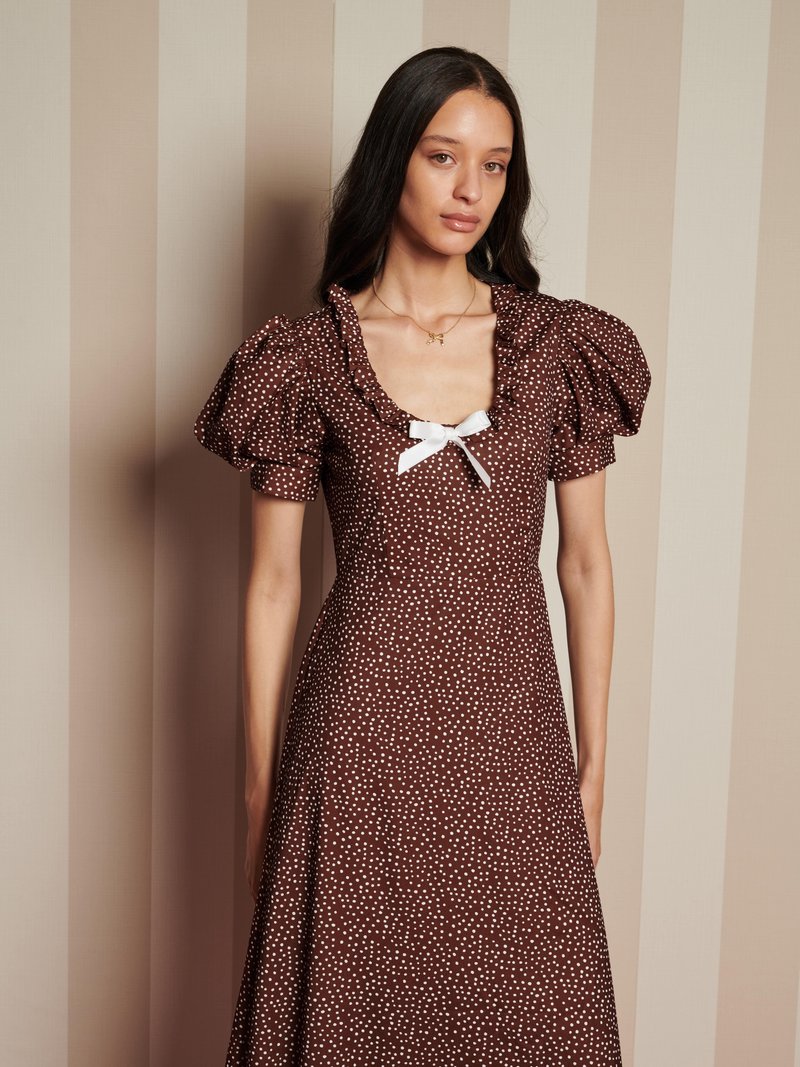 sister jane brown dress Sister Jane Budding Jewel Embellished Faux Suede Mini Dress