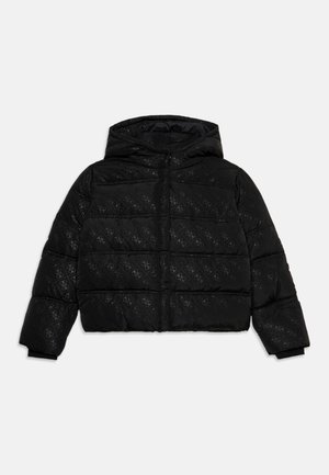Guess, JUNIOR  PADDED HOODED JACKET ZIP - Зимно яке - noir