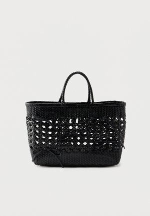 BISCUIT TOTE BAG - Kézitáska - black