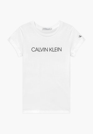 INSTITUTIONAL SLIM - T-shirt con stampa - white