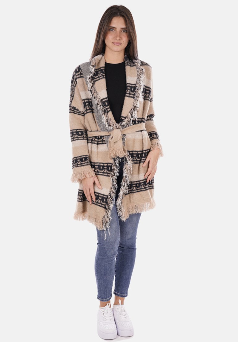 TAKE TWO Cardigan marrone chiaro