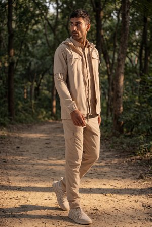 Columbia SKIEN VALLEY™ HOODED SHIRT - Windjack - ancient fossil/shark