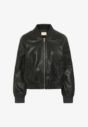 Soaked in Luxury, SLFALILAH BOMBER JACKET - Veste en cuir - black