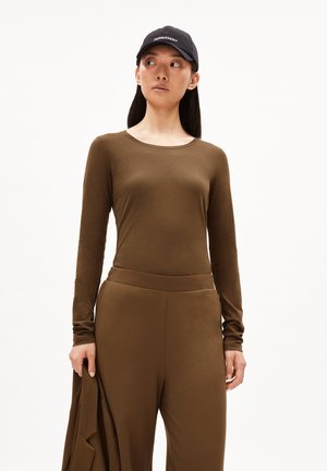 ARMEDANGELS ENRICCAA SOFT - T-shirt à manches longues - dried moss