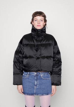 Calvin Klein SHINE PUFFER DOWN COAT - Μπουφάν με πούπουλα - black
