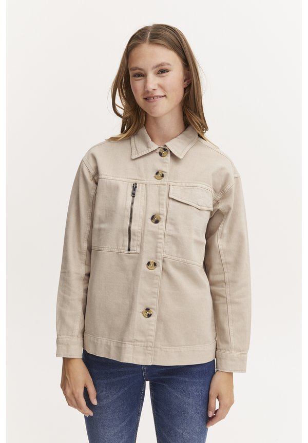 OXTAMI - Denim jacket - cement