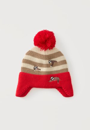 Friboo by Zalando, UNISEX - Плетена шапка - red/beige/camel