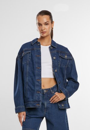 Urban Classics OVERSIZED 90‘S - Veste en jean - mid indigo washed