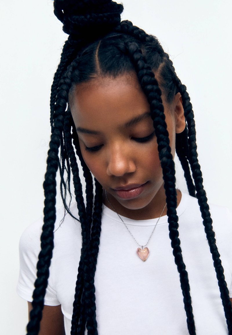 PULL&BEAR HEART Necklace pink Zalando.de