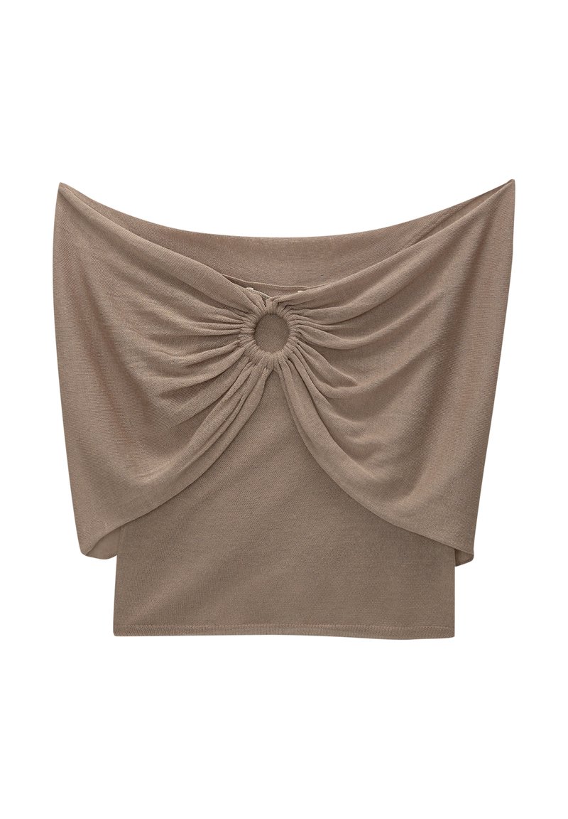 PULL&BEAR T-shirt print bruin PULL&BEAR T-shirt print bruin