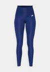 ADIDAS OPTIME ESSENTIALS STASH POCKET FULL LENGTH LEGGINGS - Leggings - dark blue/white