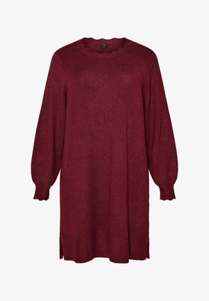 Zizzi, KLEID - Φόρεμα-πουλόβερ - rot