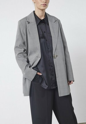 Korte frakker - grey check