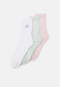 3 PACK UNISEX - Sportssokker - white/sandy pink/linen green