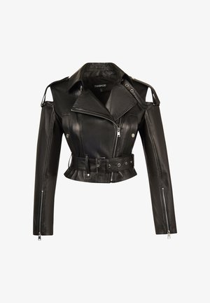 Derimod, Veste en cuir - black
