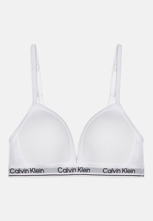 TRIANGLE - Trikotni modrček - classic white