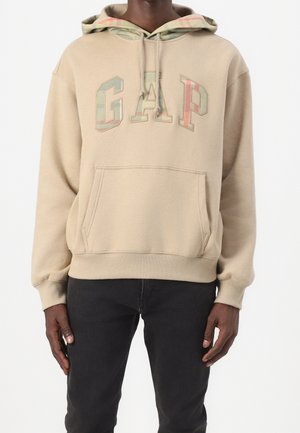 Felpa con cappuccio - brown