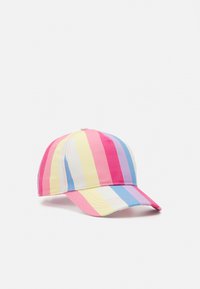 Lindex - ROUNDPEAK BOLD STRIPES UNISEX - Šiltovka - pink Miniatúrny obrázok 1